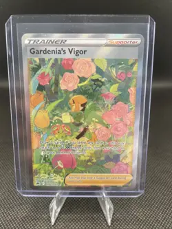 Pokemon TCG Gardenia's Vigor GG61/GG70 Crown Zenith Holo Ultra Rare Full Art - Image 1