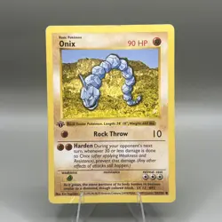 Onix 56/102 Base Set 1st Edition Shadowless (EN) 1999 ERROR PRINT - Image 1
