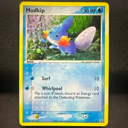 Pokemon TCG Mudkip 018 Nintendo Eng Holo Promo Basic 50HP Kagemaru Himeno - Image 1