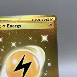 POKEMON SCARLET & VIOLET BASIC LIGHTNING ENERGY GOLD HYPER RARE 257/198 HOLO NM - Image 3