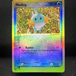 Pokemon TCG Ruby & Sapphire Mudkip 59/109 Eng Reverse Holo 2003 50HP - Image 1