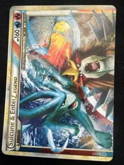 Pokemon TCG Suicune and Entei LEGEND (Both Halves) Unleashed 94+95/95 - Image 2