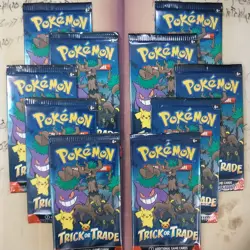 10 Pack Pokemon TCG Trick or Trade Booster Packs 2024 Halloween Card Lot Bundle - Image 1