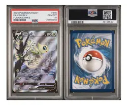 PSA 10 CELEBI V 245 FUSION STRIKE SWORD & SHIELD ALT ART POKEMON GEM MINT - Image 2
