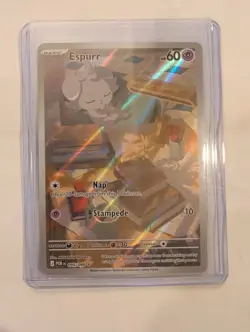 Espurr 095/088 Perfect Order NM Illustration Rare Pokemon TCG - Image 1