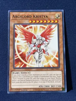 Yugioh! Archlord Kristya RARE VASM-EN048 Valiant Smashers - Image 1