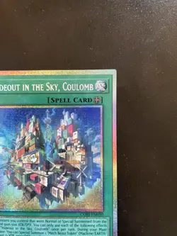 Yu-Gi-Oh! Hideout in the Sky, Coulomb CORI-EN050 Starlight Rare 1st Edition - Image 3