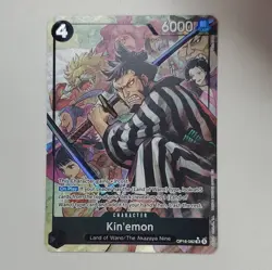 Bandai One Piece Kin'emon Foil Alternate Art Super Rare OP16-082 OP16 Eng - Image 1