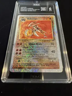 Kabutops 27/110 Legendary Collection Reverse Holo (Fireworks) TAG 6 EX MINT - Image 1