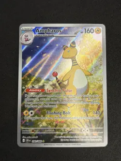 Ampharos 090/086 | ME04: Chaos Rising | Illustration Rare | Pokemon TCG NM - Image 1