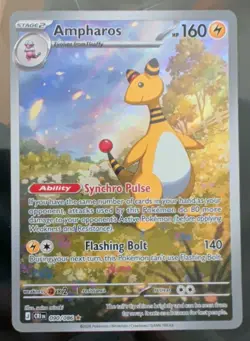 Pokemon TCG Ampharos 090/086 – Chaos Rising – Illustration Rare – NM - Image 1