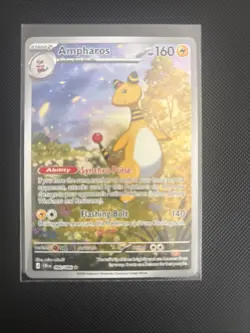 Pokemon TCG Ampharos Chaos Rising 090/086 2026 Illustration Rare Near Mint - Image 1