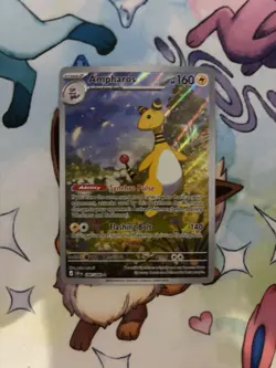 Pokemon TCG Ampharos 090/086 Chaos Rising Illustration Rare Mint - Image 1