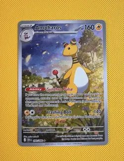 Pokemon TCG Ampharos 090/086 Chaos Rising Illustration Rare - NM/M - Image 1