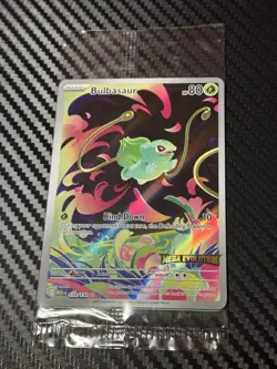 Pokemon Bulbasaur Illustration Rare Holo Stamped Misc Cards 133/132 80 HP SEALED - Image 1