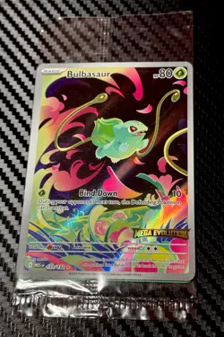 Pokemon Bulbasaur Illustration Rare Holo Stamped Misc Cards 133/132 80 HP SEALED - Image 3