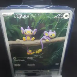 Aipom 211/182 Illustration Rare Paradox Rift Pokemon TCG Card Near Mint IR Holo - Image 2