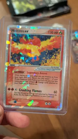 Moltres EX 115/112 Fire Red & Leaf Green 2004 MP Pokemon Card - Image 2