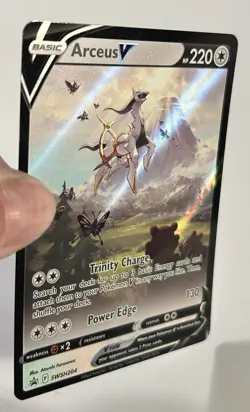 Arceus V SWSH204 Black Star Promo Ultra Rare Pokemon Card NM - Image 2