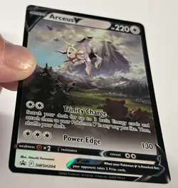 Arceus V SWSH204 Black Star Promo Ultra Rare Pokemon Card NM - Image 3