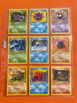 Fossil Set - Complete Uncommon and Common - Pokemon Cards - Excellent Condition - Image 1