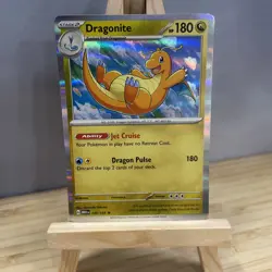 Pokemon TCG Dragonite 149/165 Holo Rare LP Card Scarlet & Violet - Image 1