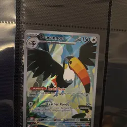 Toucannon 094/084 Pokemon card pitch black mint - Image 3