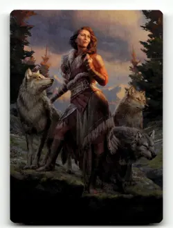 Arlinn, the Pack's Hope Art Card (/81) 1 S Art Series: Innistrad: Midnight Hunt - Image 1