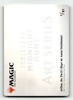 Arlinn, the Pack's Hope Art Card (/81) 1 S Art Series: Innistrad: Midnight Hunt - Image 2