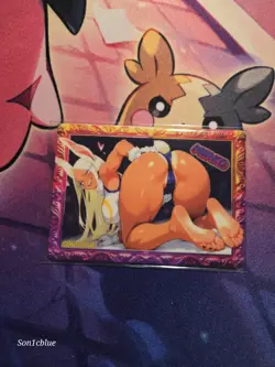 Mirko My Hero Academia Custom Glow Waifu Card Feet Fan Art 6 - Image 1