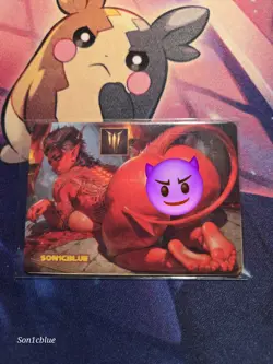 Karlach Baulders Gate Custom Glow Waifu Card Feet Fan Art - Image 1