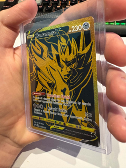 Pokemon - Zamazenta V - SWSH077 - Gold - Black Star Promo Card - Image 3