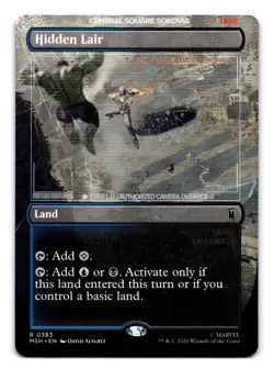 MTG Hidden Lair (Borderless) NM R 383 Marvel Super Heroes - Image 1