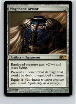 Magic the Gathering Magebane Armor Magic 2010 (M10) MTG Free Shipping! - Image 1