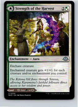 Magic the Gathering Strength of the Harvest Modern Horizons 3 MTG Free Shipping! - Image 1