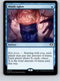 Magic the Gathering Minds Aglow Commander Masters MTG Free Shipping! - Image 1