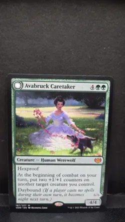 MTG Magic the Gathering Avabruck Caretaker (187/596) Innistrad Crimson Vow NM - Image 1