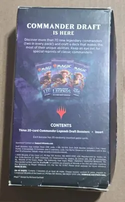 Magic MTG Commander Legends 3 Booster Draft Pack New 630509796779 - Image 2