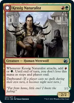 NM Foil - Kessig Naturalist [MID - 231] Innistrad: Midnight Hunt - Image 1