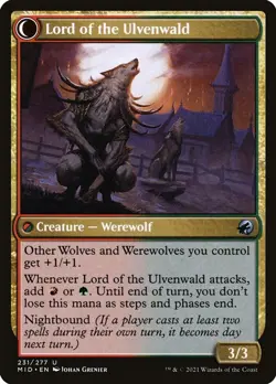 NM Foil - Kessig Naturalist [MID - 231] Innistrad: Midnight Hunt - Image 2