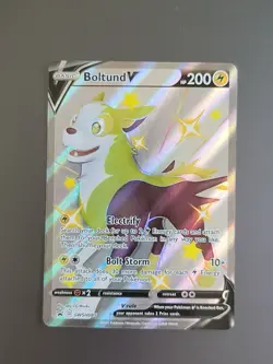 Boltund V - SWSH085 - Pokemon Shiny Promo Sword & Shield Ultra Rare Card NM - Image 1