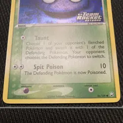 Pokemon TCG EX Team Rocket Returns Grimer Holo Stamped Teardrop Swirl - NM/Mint - Image 2