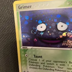 Pokemon TCG EX Team Rocket Returns Grimer Holo Stamped Teardrop Swirl - NM/Mint - Image 4