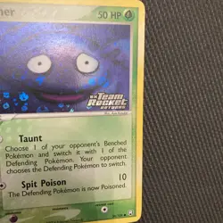 Pokemon TCG EX Team Rocket Returns Grimer Holo Stamped Teardrop Swirl - NM/Mint - Image 5