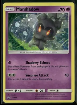 Marshadow - SM93 Holo Promo Sun & Moon Promo Pokemon Holo Lightly Played - Image 1
