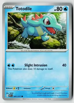 Pokemon ME: Ascended Heroes #041/217 Totodile - Image 1