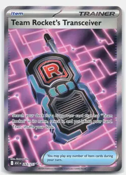 Team Rocket's Transceiver 263/217 Ultra Rare Ascended Heroes Pokemon Holo LP - Image 1