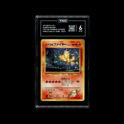 Pokemon TCG Blaine's Moltres Gym Challenge#146 Holo Rare Japanese Tag 6 - Image 1