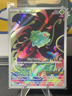 Pokemon TCG Bulbasaur - (Mega Evolution Stamped) 133/132 Box Topper Promo SEALED - Image 2