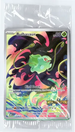 Pokemon TCG - Bulbasaur - Mega Evolution 133/132 Stamped Sealed IR - Image 1